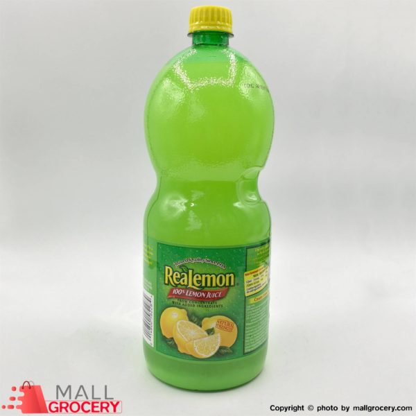 Realemon-100 Yellow Lemon Juice 48 Oz 136 1400 Gr