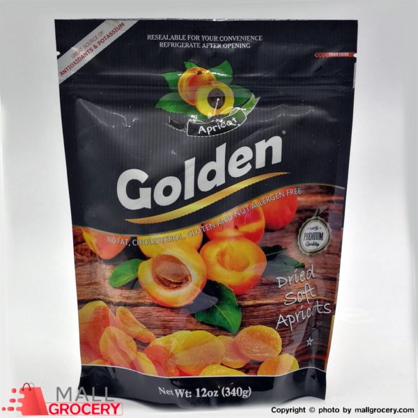 Golden Dried Soft Apricot 12 Oz 340 G
