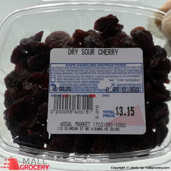 Assal Market-Dry Sour Cherry $8.99/lb