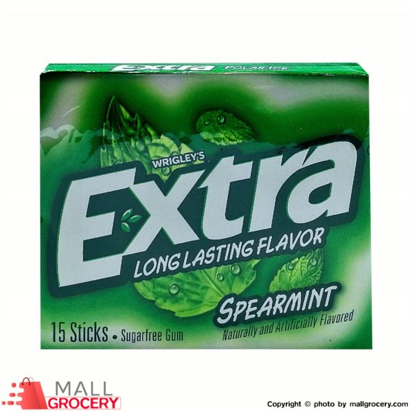 Extra-Gum Spearmint Long-Lasting Flavor 15 Sticks