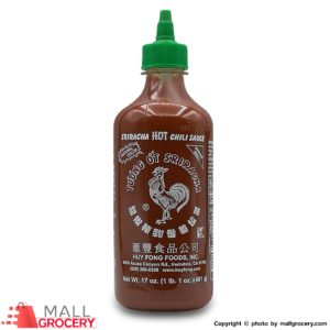 Huy Fong Foods Sriracha Hot Chili Sauce 17 Oz 481 Gr