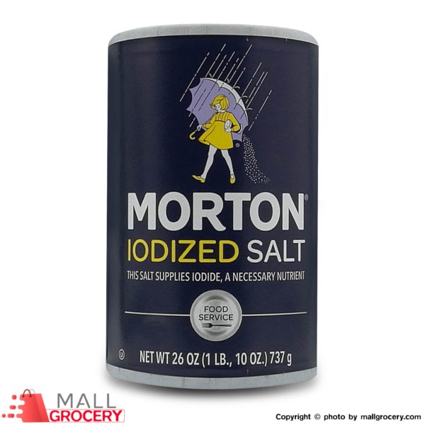 Morton Iodized Salt 26 Oz 737 Gr
