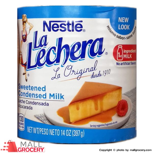 Nestle-La Lechera Sweetened Condensed Milk 14 Oz