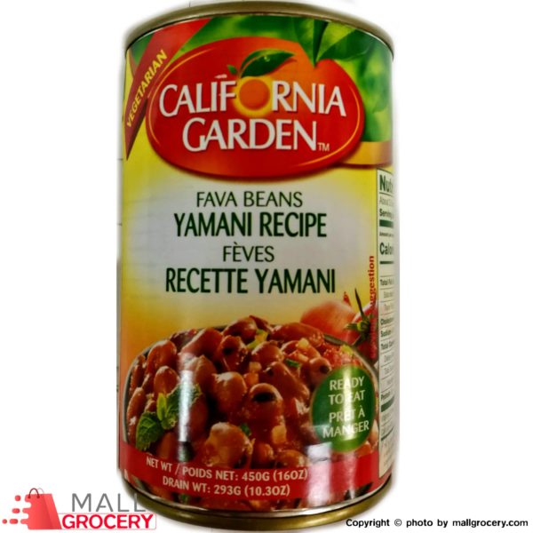 California Garden-Fava Beans Yamani Recipe 16oz