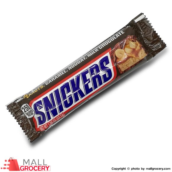 Snickers-Bar Peanuts 1.86 Oz 52 Gr