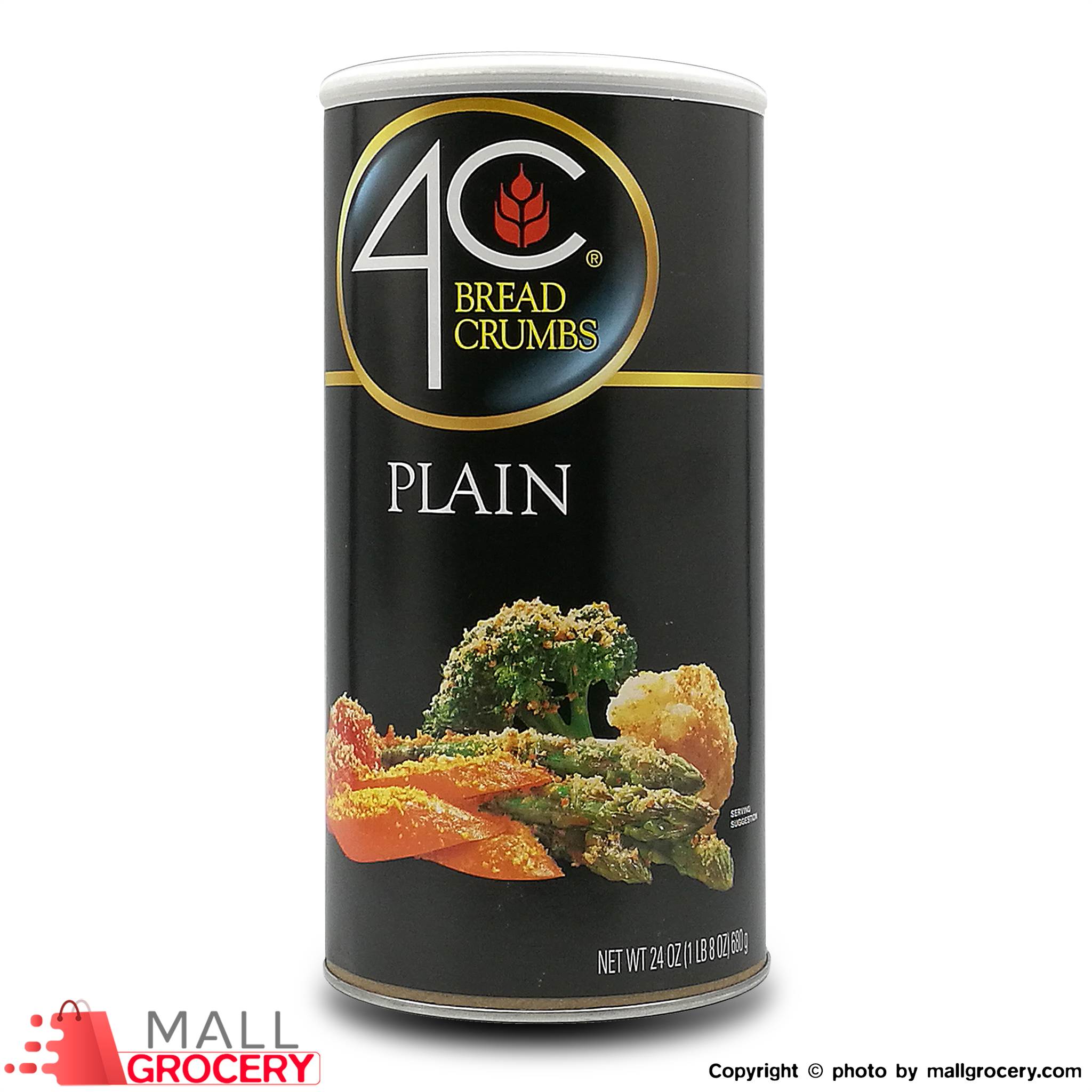 4c-Bread Crumbs Plain 24 Oz 680 Gr