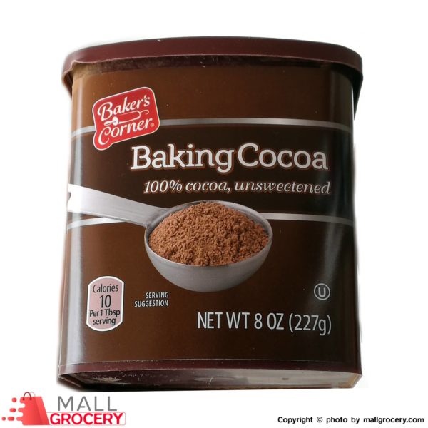 Barker S Corner Baking Cocoa -100 Cocoa Unsweetened 8 Oz