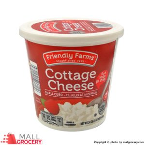 Friendly Farms-Cottage Cheese Small Curd 4 Milkfat Minimum 24 oz 680 G
