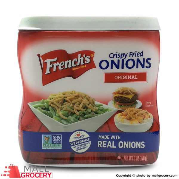 French s Crispy Fried Onions Original 6 Oz 170 Gr