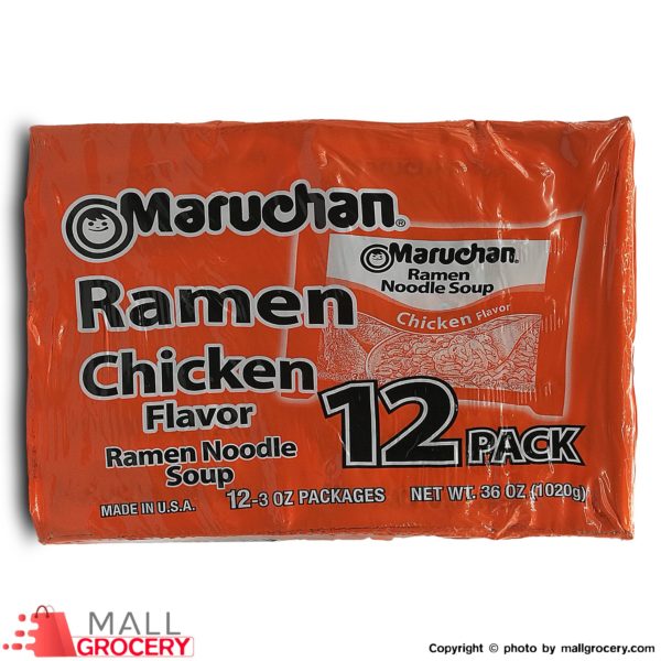Maruchan-Ramen Noodle Soup Chicken Flavor 12x3 Oz 85 Gr