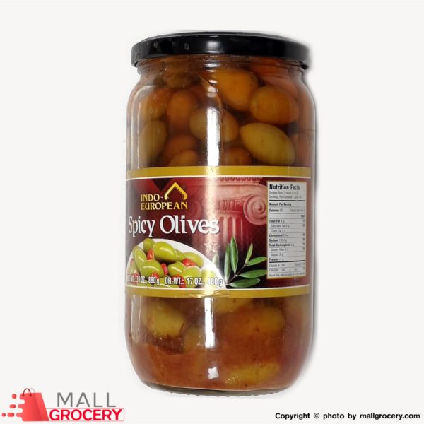 Indo European-Spicy Olives 17 Oz