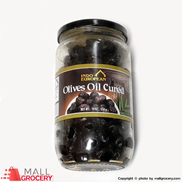 Indo European-Olives Oil Cured 19 Oz