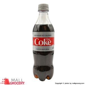 Coca Cola-Diet Coke BOTTLE 16.9 FL OZ 500 ml NO SUGAR NO CALORIES