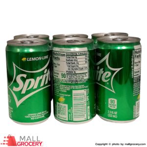 Sprite-LEMON-LIME SODA 6xMini Can 7.5 FL OZ 222 ml