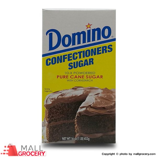 Domino-Confectioners Sugar 10-x Powdered Pure Cane Sugar 16 Oz 453 Gr