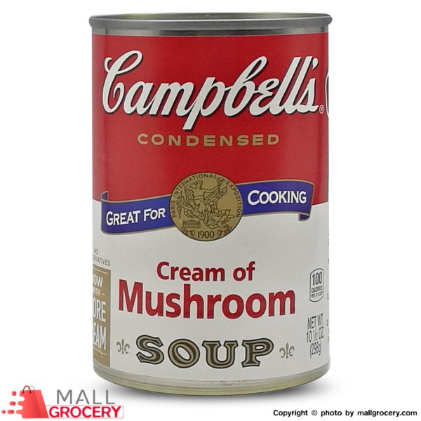 Campbell s-Condensed Cream of Mushroom 10.5 Oz 298 Gr