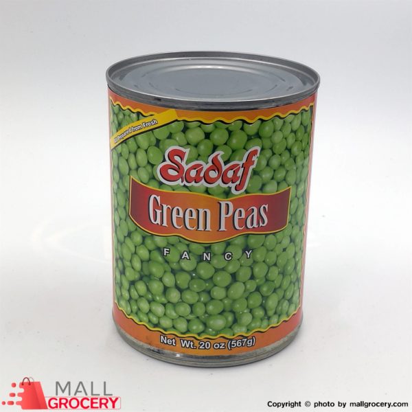 Sadaf-Green Peas 20 Oz 581 Gr