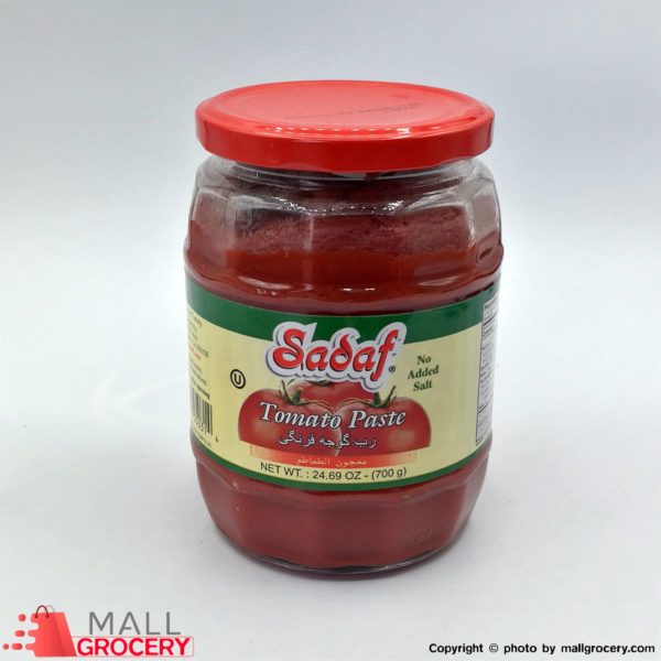 Sadaf-Tomato Paste No Added Salt 24.69 Oz 700 Gr