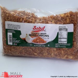 Sadaf-Fried Onions Golden Crispy 16 Oz 454 Gr