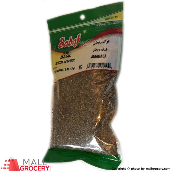 Sadaf-Basil Leaves 2 Oz
