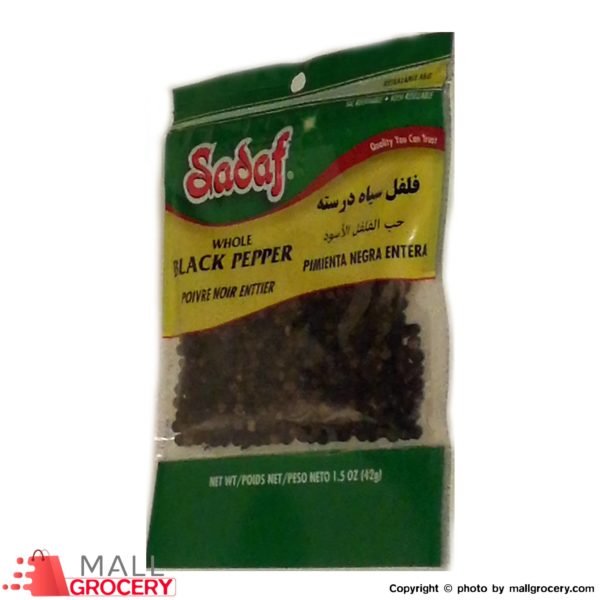 Sadaf-Whole Black Pepper 1.5 Oz 42 Gr