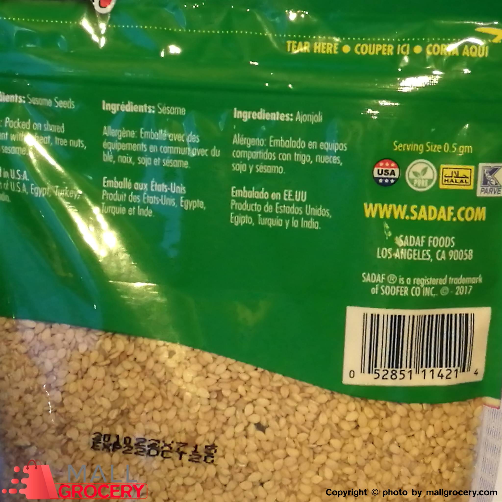 Sadaf-Roasted Sesame Seed 6 Oz 170 Gr - Image 5