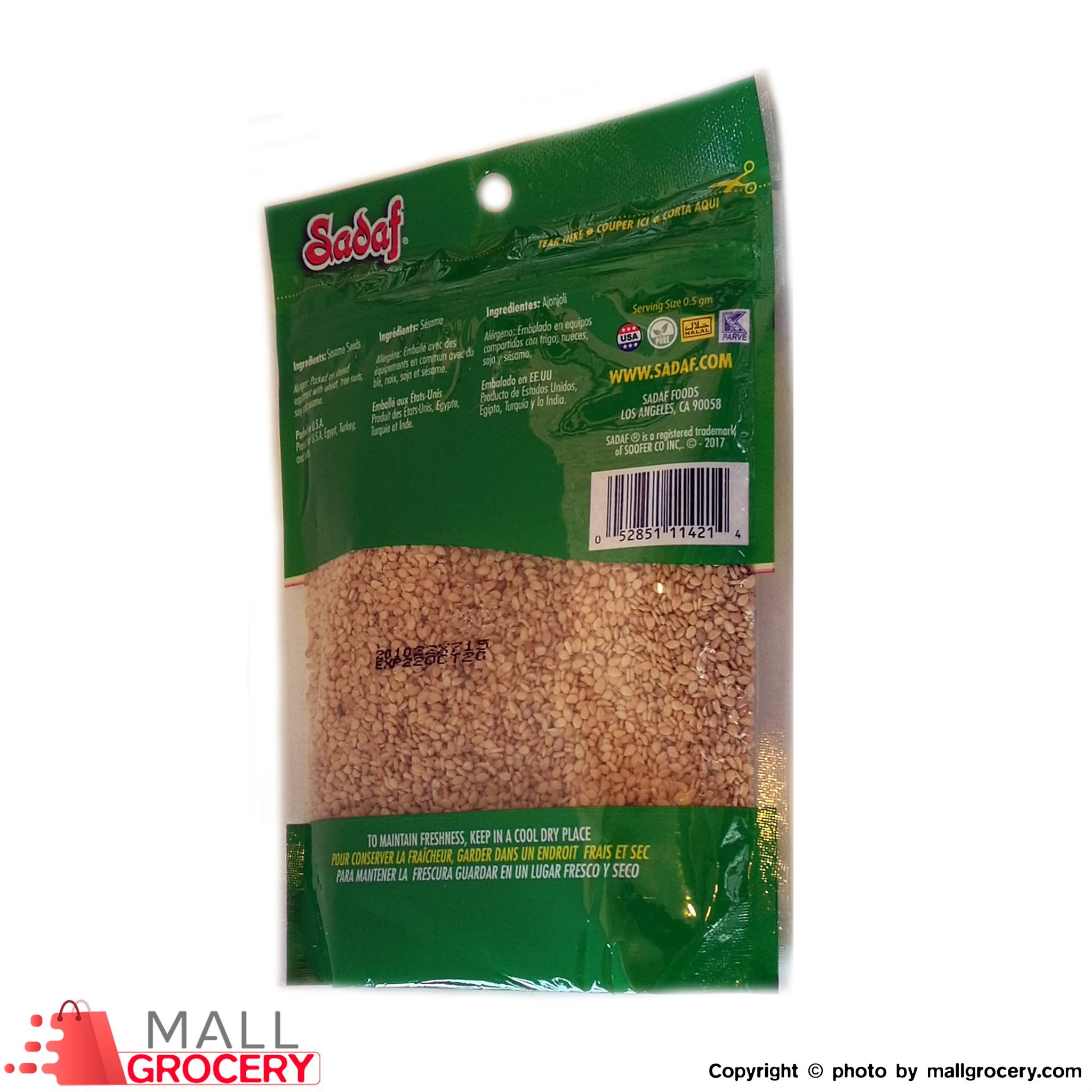 Sadaf-Roasted Sesame Seed 6 Oz 170 Gr - Image 6