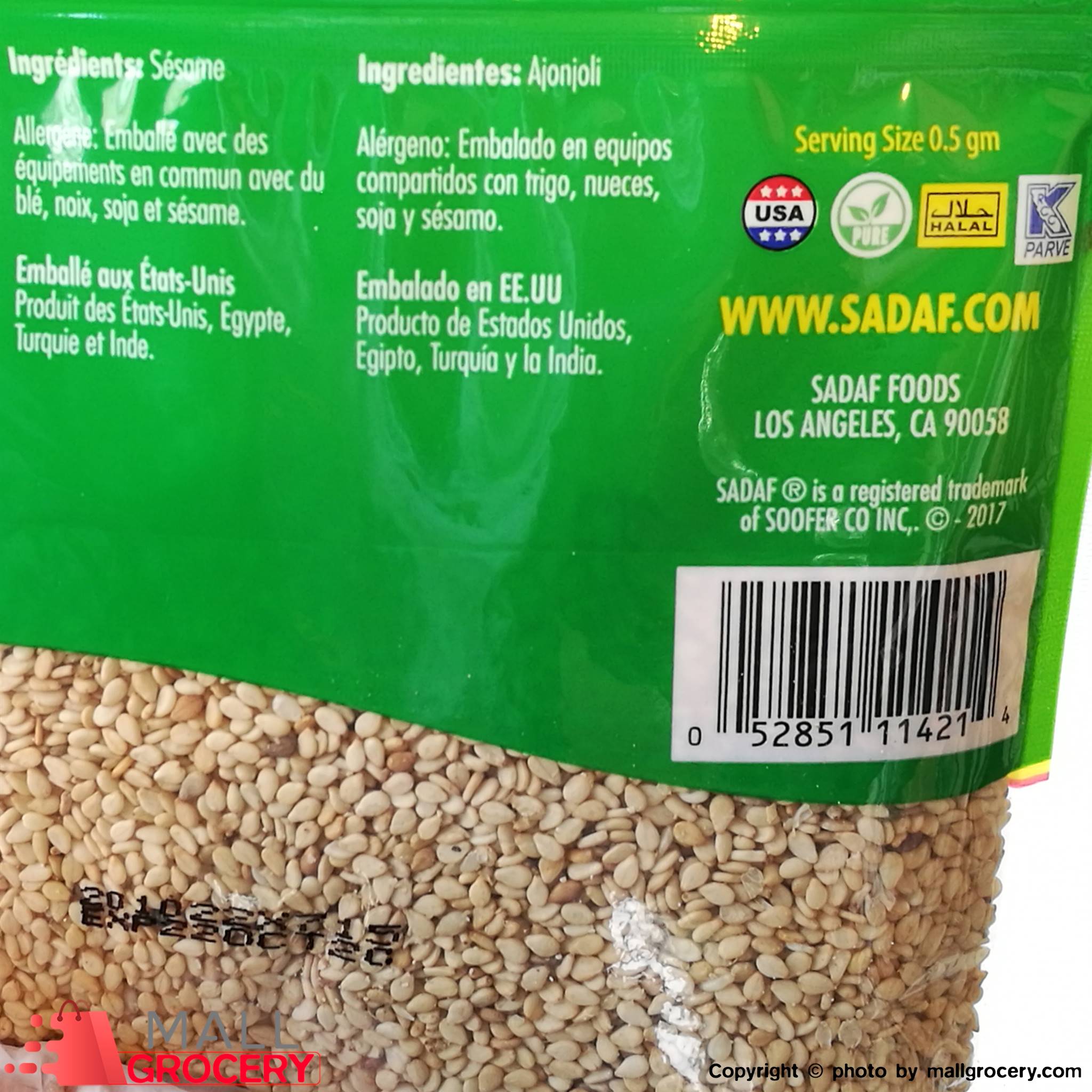 Sadaf-Roasted Sesame Seed 6 Oz 170 Gr - Image 7