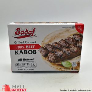 Sadaf-Grilled Ground 100 Beef Spicy - Kabob 7.2 Oz 204 Gr