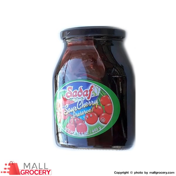 Sadaf-Sour Cherry Preserve 15.5 Oz