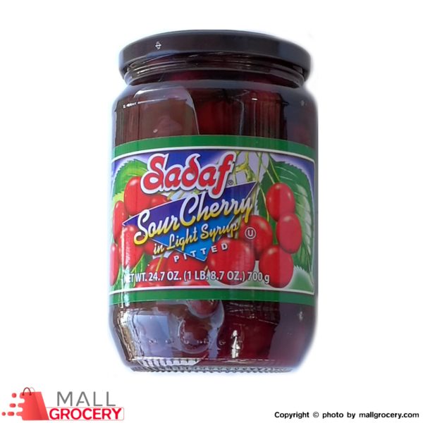 Sadaf-Pitted Sour Cherry In Light Syrup 24.7 Oz
