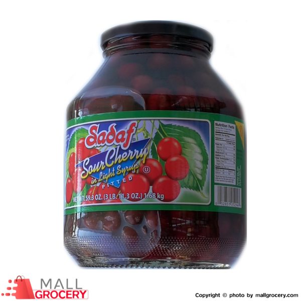 Sadaf-Pitted Sour Cherry In Light Syrup 59.3 Oz