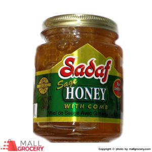 Sadaf-Sage Honey With Comb 12 Oz