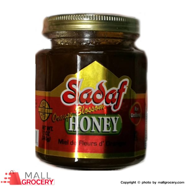 Sadaf-Honey Organic Blossom 12 oz -340 gr
