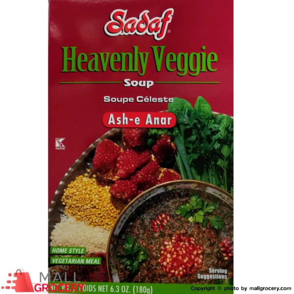 Sadaf-Heavenly Veggie Soup With Pomegranate - Aash-e Anar 6.3 Oz 180 Gr