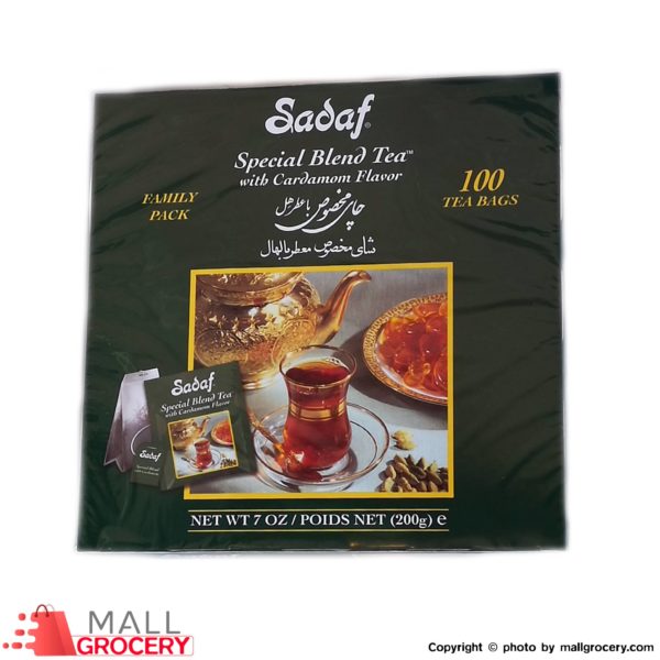 Sadaf-Special Blend Tea With Cardamom Flavor 7 Oz 100 Each