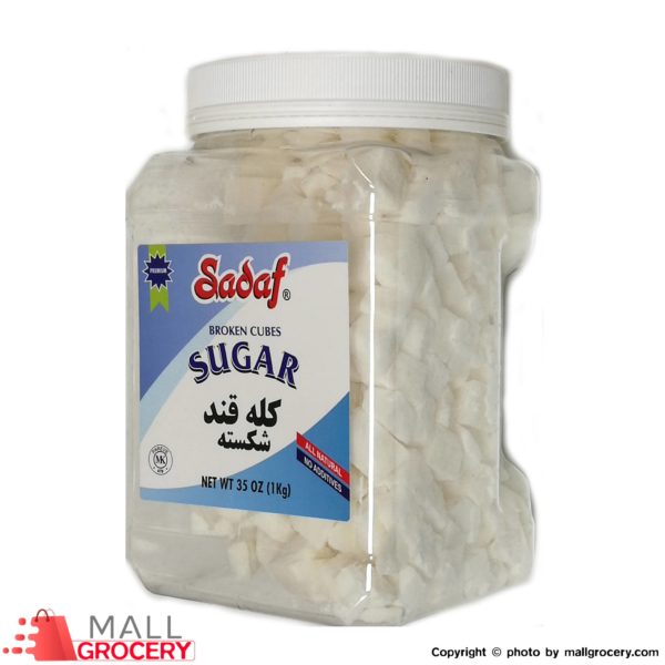 Sadaf-Broken Cubes Sugar 1 Kg - 35 Oz