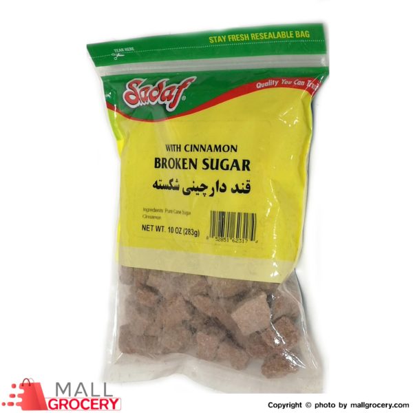 Sadaf-Broken Sugar With Cinnamon 10 Oz