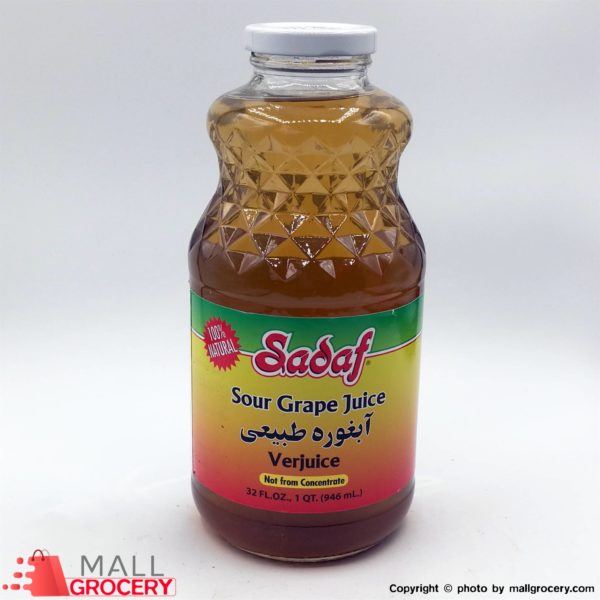 Sadaf-Sour Grape Juice - Verjuice 32 Fl Oz 946 Ml