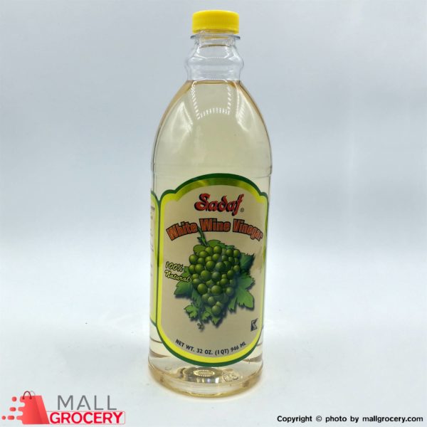 Sadaf-White Wine Vinegar 100 Natural 32 Fl Oz 907 Gr