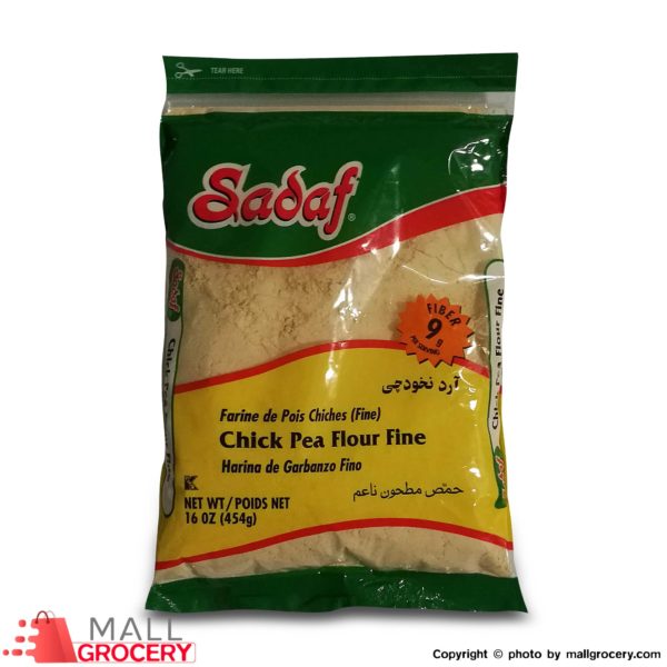 Sadaf-Chick Pea Flour Fine 16 Oz 454 Gr