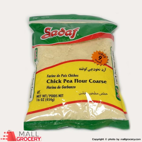 Sadaf-Chick Pea Flour Coarse 16 Oz 454 Gr
