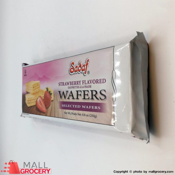 Sadaf-Strawberry Flavored Wafers 8.8 Oz 250 Gr