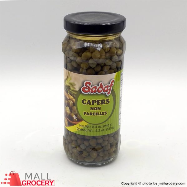 Sadaf-Capers Non Pareilles 8.4 Oz 240 Gr