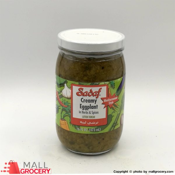 Sadaf-Creamy Eggplant - Litteh Torshi 473 Gr 16 FL-OZ