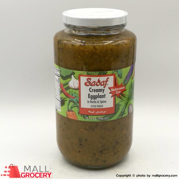 Sadaf-Creamy Eggplant - Litteh Torshi 946 Gr 32 FL-OZ