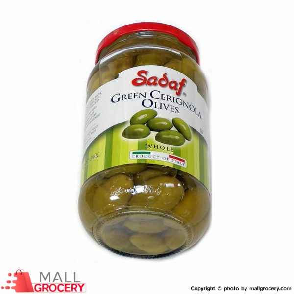 Sadaf-Green Cerignola Olive 12 Oz