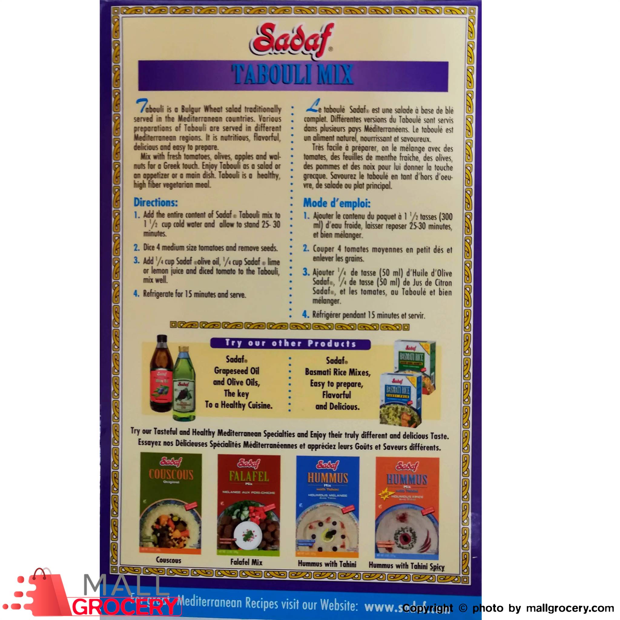 Sadaf-Tabouli Mix 9 Oz 255 Gr - Image 3