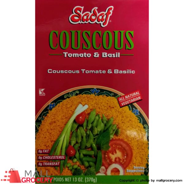 Sadaf-Couscous Tomato Basil 13 Oz