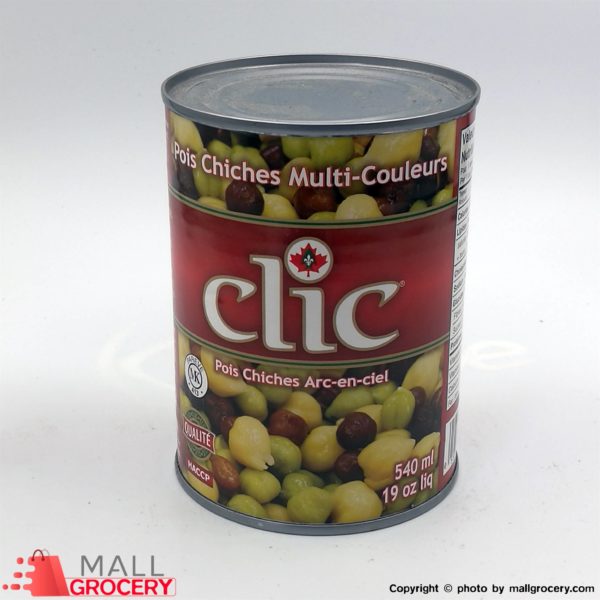 Clic-Multi Colors Chick Peas 19 Oz 538 Gr